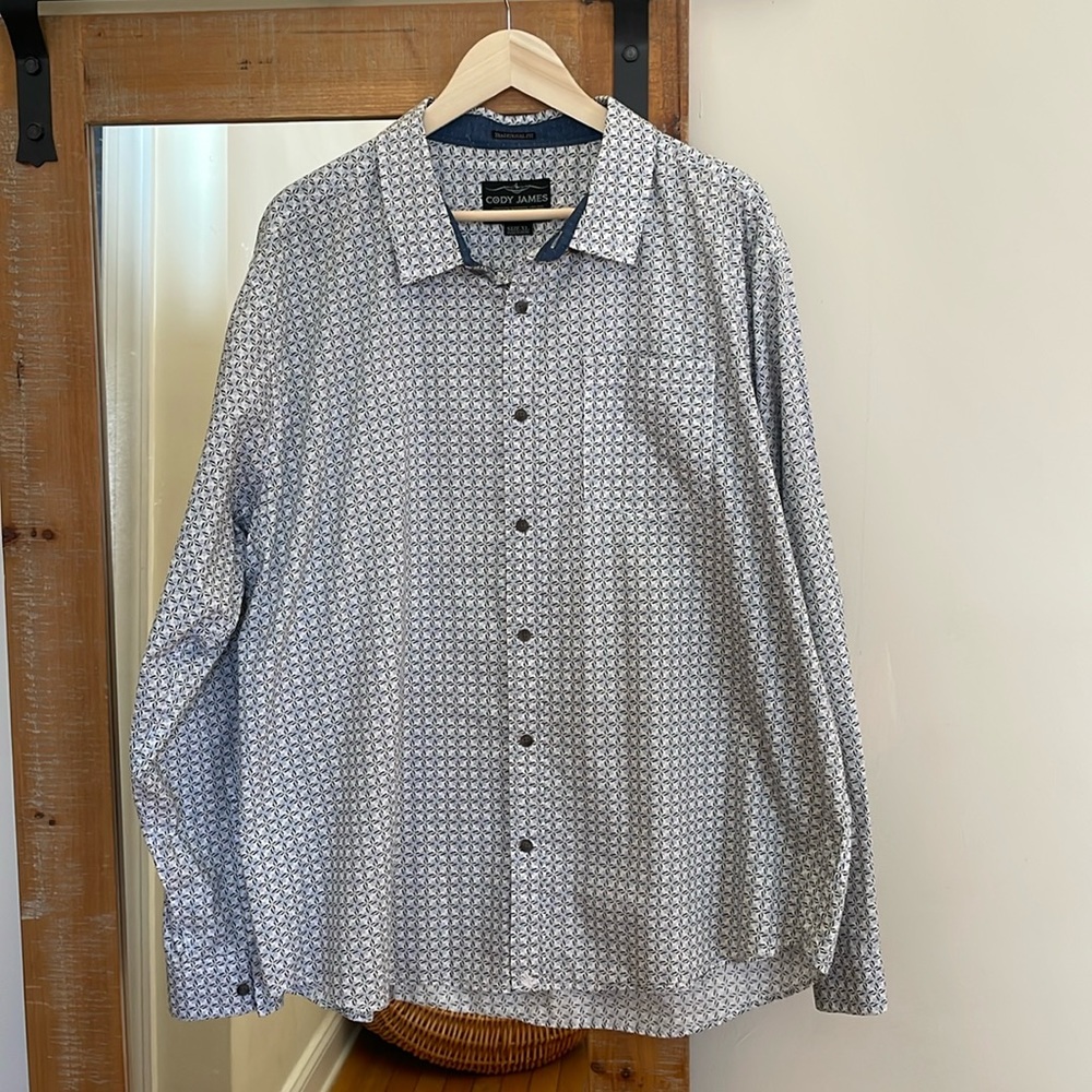 Cody James Western Dress Shirt Size XL